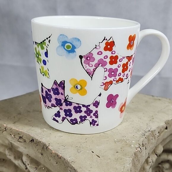 Scottie Dogs Fine Bone china Coffee Mug - Picture 1 of 7